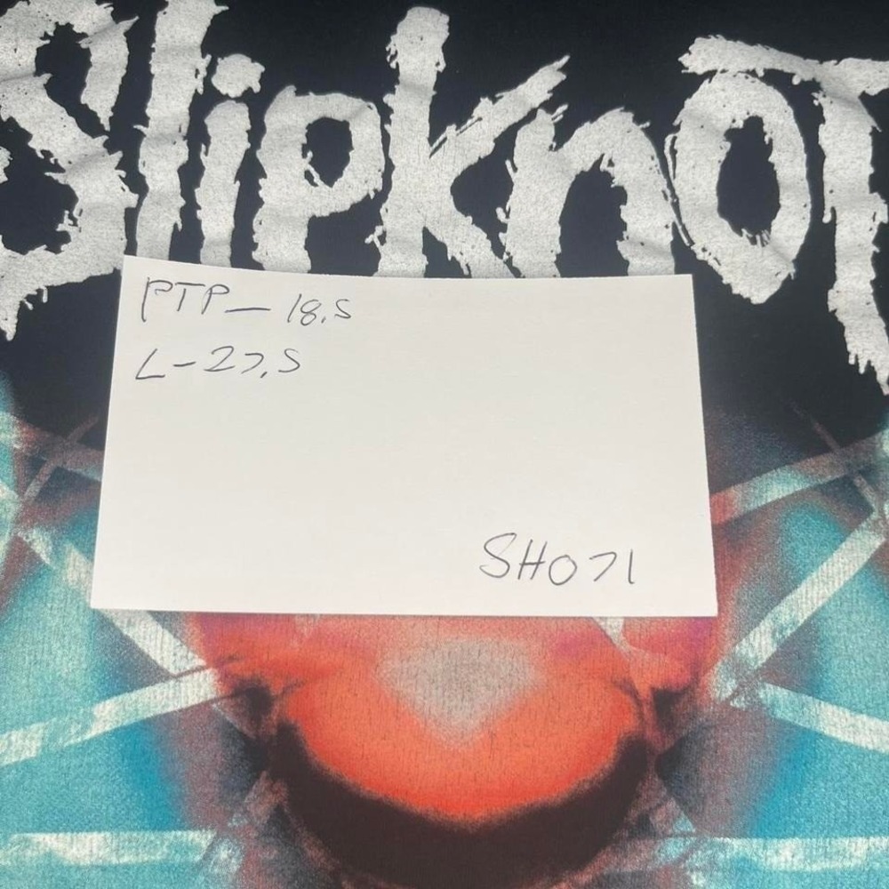 Slipknot Graphic Band T-Shirt Black Mens Size M Short Sleeve - Picture 7 of 7